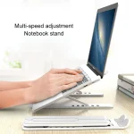 YMB1028 Portable Folding Desktop Holder Bracket for Laptop / Tablet below 15.6 inch, YMB1028 - Image 10