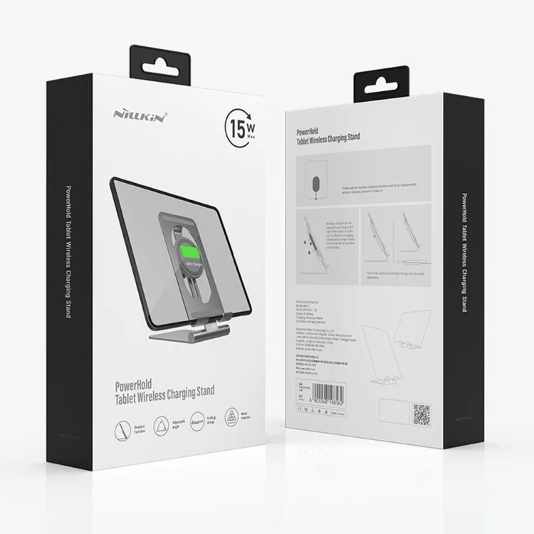 IPRO0236S_4.webp NILLKIN PowerHold Tablet Wireless Charging Stand - Image 5