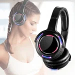 UHF-9 Headset LED Wireless Noise Cancelling Earphone, Earphone - Image 5
