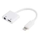 GL011 2 in 1 8 Pin Female + 3.5mm Female to 8 Pin Male Audio Charging Adapter - Image 2
