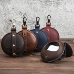 CF1042B For AirPods Pro Crazy Horse Texture Convenient Multifunction Earphone Protective Leather Case with Hook, For AirPods Pro Multifunction, For AirPods Pro Convenient - Image 2