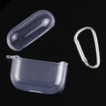 Split Transparent PC Earphone Protective Case with Hook For AirPods 3 - Image 4