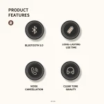 ROCK Space O2 HiFi Bluetooth 5.0 Wireless Headset with Mic, Support TF Card, Space O2 - Image 2