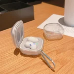 Wireless Earphones Transparent Anti-fall TPU Protective Case with Hook For Samsung Galaxy Buds Live - Image 3