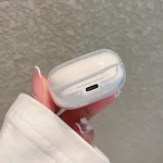 Wireless Earphones Transparent Anti-fall TPU Protective Case with Hook For Samsung Galaxy Buds Live - Image 4