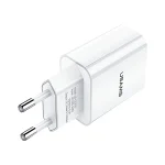 USAMS US-CC075 T18 2.1A Single USB Travel Charger, EU Plug, EU Plug - Image 3