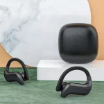258 Wireless Ear-mounted Bluetooth Earphone with Charging Box & Digital Display, Support Touch & HD Call & Voice Assistant & NFC, MD03 Black, 258 White - Image 2