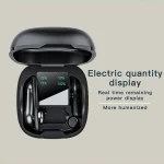 258 Wireless Ear-mounted Bluetooth Earphone with Charging Box & Digital Display, Support Touch & HD Call & Voice Assistant & NFC, MD03 Black, 258 White - Image 3