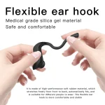 258 Wireless Ear-mounted Bluetooth Earphone with Charging Box & Digital Display, Support Touch & HD Call & Voice Assistant & NFC, MD03 Black, 258 White - Image 6