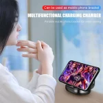 263 TWS CVC8.0 Noise Cancelling Bluetooth Earphone with Charging Box, Support Touch & Three-screen LED Battery Display & Phone Holder & Power Bank & HD Call & Voice Assistant, 263 - Image 15