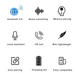 263 TWS CVC8.0 Noise Cancelling Bluetooth Earphone with Charging Box, Support Touch & Three-screen LED Battery Display & Phone Holder & Power Bank & HD Call & Voice Assistant, 263 - Image 6