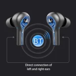 278 TWS External Noise Cancelling Touch Bluetooth Earphone with Charging Box, Support LED Power Digital Display & Breathing Lights & Call & Voice Assistant, 278 Black, 278 White - Image 12