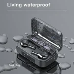 278 TWS External Noise Cancelling Touch Bluetooth Earphone with Charging Box, Support LED Power Digital Display & Breathing Lights & Call & Voice Assistant, 278 Black, 278 White - Image 13