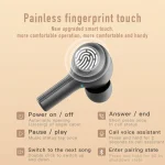 278 TWS External Noise Cancelling Touch Bluetooth Earphone with Charging Box, Support LED Power Digital Display & Breathing Lights & Call & Voice Assistant, 278 Black, 278 White - Image 4