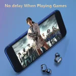 A9 TWS CVC8.0 and DSP Dual Noise Cancelling Bluetooth Earphone with Magnetic Charging Box & LED Digital Display, Support Touch & HD Call & Siri & Power Bank, A9 - Image 13