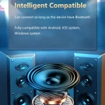 A9 TWS CVC8.0 and DSP Dual Noise Cancelling Bluetooth Earphone with Magnetic Charging Box & LED Digital Display, Support Touch & HD Call & Siri & Power Bank, A9 - Image 7