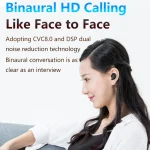 A13 TWS CVC8.0 and DSP Dual Noise Cancelling Touch Bluetooth Earphone with Charging Box, Support LED Digital Display & Clock & Flashlight & HD Call & Siri & Power Bank, A13 - Image 16