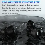 A13 TWS CVC8.0 and DSP Dual Noise Cancelling Touch Bluetooth Earphone with Charging Box, Support LED Digital Display & Clock & Flashlight & HD Call & Siri & Power Bank, A13 - Image 5