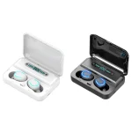 F9-5 Intelligent Noise Cancelling Touch Bluetooth Earphone with Charging Box, Supports Three-screen LED Power Display & HD Call & Power Bank & Siri, F9-5 Black, F9-5 White - Image 2