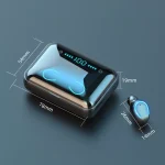 F9-5 Intelligent Noise Cancelling Touch Bluetooth Earphone with Charging Box, Supports Three-screen LED Power Display & HD Call & Power Bank & Siri, F9-5 Black, F9-5 White - Image 5