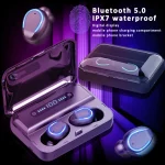 F9-5 Intelligent Noise Cancelling Touch Bluetooth Earphone with Charging Box, Supports Three-screen LED Power Display & HD Call & Power Bank & Siri, F9-5 Black, F9-5 White - Image 6