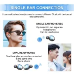 F9-8 TWS CVC8.0 Noise Cancelling Touch Mini Bluetooth Earphone with Charging Box, Support Three-screen LED Power Display & Mobile Phone Holder & Call & Voice Assistant, F9-8 - Image 12
