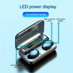 F9-9 TWS CVC8.0 Noise Cancelling Bluetooth Earphone with Charging Box, Support Touch Lighting Effect & Three-screen LED Power Display & Power Bank & Mobile Phone Holder & HD Call & Voice Assistant... - Image 2