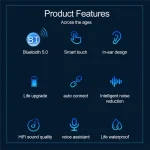 F9-9 TWS CVC8.0 Noise Cancelling Bluetooth Earphone with Charging Box, Support Touch Lighting Effect & Three-screen LED Power Display & Power Bank & Mobile Phone Holder & HD Call & Voice Assistant... - Image 9