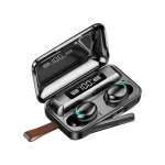 F9-5C Jerry Solution Touch Bluetooth Earphone with Magnetic Charging Box, Support Three-screen LED Power Display & Power Bank & Call & Siri & Hand Strap, F9-5C Jerry