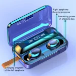 F9-5C Jerry Solution Touch Bluetooth Earphone with Magnetic Charging Box, Support Three-screen LED Power Display & Power Bank & Call & Siri & Hand Strap, F9-5C Jerry - Image 2