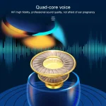 F9-5C Three-screen Digital Display Noise Reduction Bluetooth Earphone, F9-5C without Strap Black, F9-5C without Strap White - Image 8