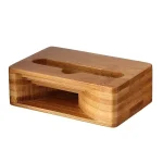 HQ-J101 Universal Bamboo Phone Desktop Stand Holder for Smart Phones within 5.5 inches - Image 2
