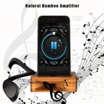 HQ-J101 Universal Bamboo Phone Desktop Stand Holder for Smart Phones within 5.5 inches - Image 6