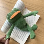 For AirPods 1 / 2 Plush Sad Frog Shape Earphone Protective Case with Hook - Image 5