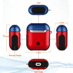 Varnished PC Bluetooth Earphones Case Anti-lost Storage Bag for Apple AirPods 1/2 - Image 6