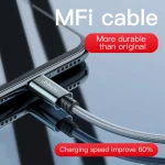 JOYROOM S-M369 Simple Series 2.4A 8 Pin Nylon Braided Data Cable, Length: 1.2m - Image 8