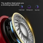 Bluetooth 5.1 Round Wire Neck-mounted Bluetooth Sports Earphone with Magnetic Function, Black, Red, Sky Blue, White - Image 5