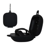 Solid Color Silicone Wireless Bluetooth Earphone Protective Case for Beats Powerbeats Pro, Black, Yellow, Dark Blue, Pink, Gray Blue, Grass Green, Grey, Light Purple, Mint Green, Purple, Red, Wine Red - Image 3