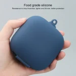 Solid Color Silicone Wireless Bluetooth Earphone Protective Case for Beats Powerbeats Pro, Black, Yellow, Dark Blue, Pink, Gray Blue, Grass Green, Grey, Light Purple, Mint Green, Purple, Red, Wine Red - Image 6