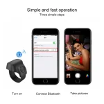 EPSK-010 Bluetooth 5.1 Phone Camera Controller Selfie Remote Control Ring - Image 5