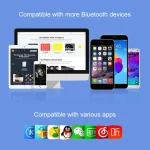 JUSTNEED TWS Waterproof Bluetooth Small Speaker, Built-in High-definition Microphone, Support hands-free Call - Image 11