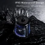 JUSTNEED TWS Waterproof Bluetooth Small Speaker, Built-in High-definition Microphone, Support hands-free Call - Image 5