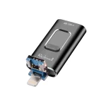Richwell 3 in 1 16G Type-C + 8 Pin + USB 3.0 Metal Push-pull Flash Disk with OTG Function - Image 2