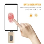 Richwell 3 in 1 32G Type-C + 8 Pin + USB 3.0 Metal Push-pull Flash Disk with OTG Function - Image 8