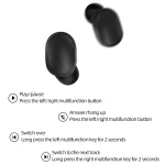 A6S IPX4 Waterproof Bluetooth 5.0 Wireless Bluetooth Earphone with Charging Box, Support for HD Calls & Siri & IOS Power Display - Image 2