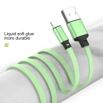 3.5A Liquid Silicone 3 in 1 USB to USB-C / Type-C + 8Pin + Micro USB Retractable Data Syn Charging Cable - Image 4