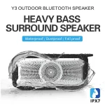 X3 5W Outdoor IPX7 Waterproof Wireless Bluetooth Speaker, Support Hands-free / USB / AUX / TF Card - Image 6