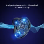 X7 TWS V5.0 Binaural Wireless Stereo Bluetooth Headset with Charging Case and Digital Display - Image 4