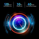 X7 TWS V5.0 Binaural Wireless Stereo Bluetooth Headset with Charging Case and Digital Display - Image 5