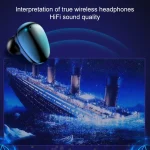 X7 TWS V5.0 Binaural Wireless Stereo Bluetooth Headset with Charging Case and Digital Display - Image 6